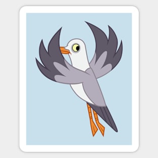 Seagull flying Sticker